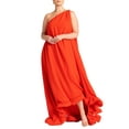 thumbnail image 1 of ELOQUII Women's Plus Size Dramatic Ruffle Gown, 1 of 6