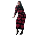 thumbnail image 1 of ELOQUII Women's Plus Size Floral Intarsia Sweater Skirt, 1 of 4