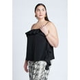 thumbnail image 1 of ELOQUII Women's Plus Size Flounced Neckline Cami, 1 of 3