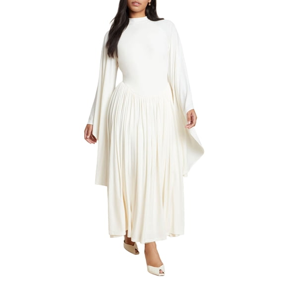 ELOQUII Women's Plus Size Flowy Jersey Maxi Dress