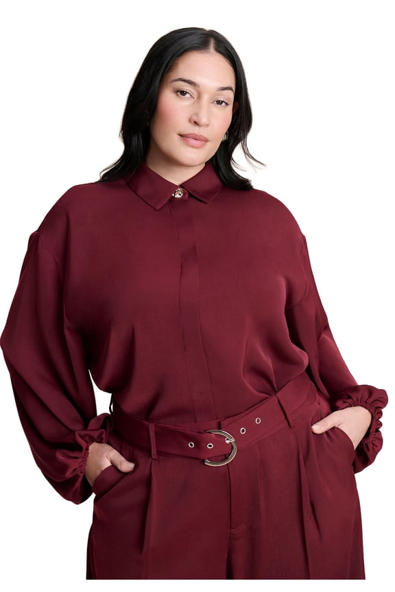 Women's Plus Size High Low Hem Tunic
