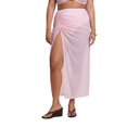 thumbnail image 1 of ELOQUII Women's Plus Size Mesh Maxi Asym Skirt Coverup, 1 of 3