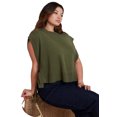 thumbnail image 1 of ELOQUII Women's Plus Size Overlay Sweater, 1 of 3
