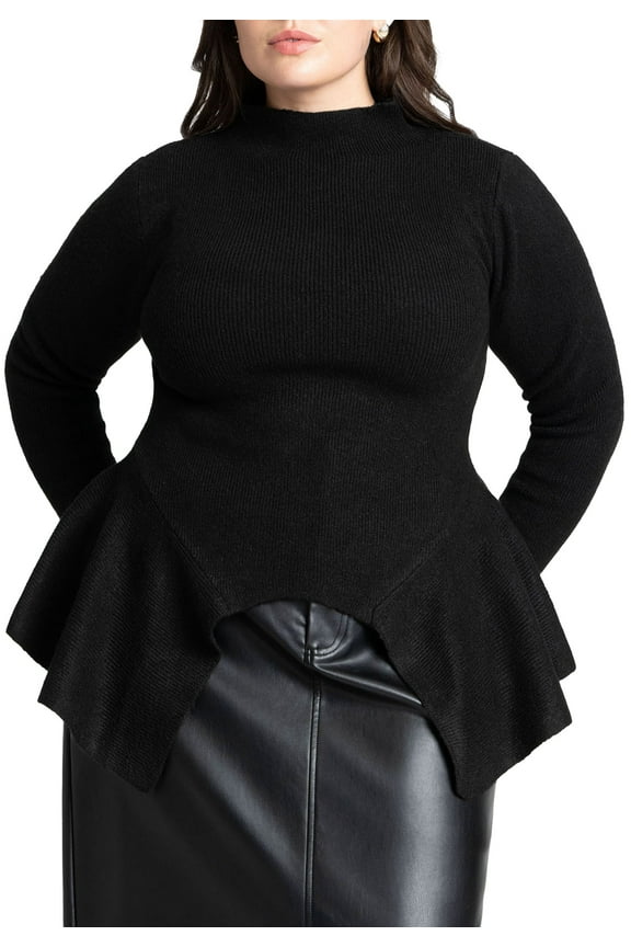 Women's Plus Size Peplum Sweater