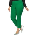 thumbnail image 1 of ELOQUII Women's Plus Size Kady Fit Double-Weave Pant, 1 of 6