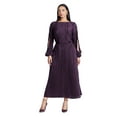 thumbnail image 1 of ELOQUII Women's Plus Size Plisse Open Sleeve Dress, 1 of 2