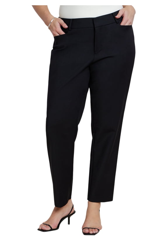 Women's Plus Size Petite Kady Fit Double-Weave Pant
