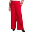 thumbnail image 1 of ELOQUII Women's Plus Size Tall The Ultimate Stretch Wide Leg Pant, 1 of 3