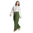 thumbnail image 1 of ELOQUII Women's Plus Size Tall The Ultimate Stretch Wide Leg Pant, 1 of 4