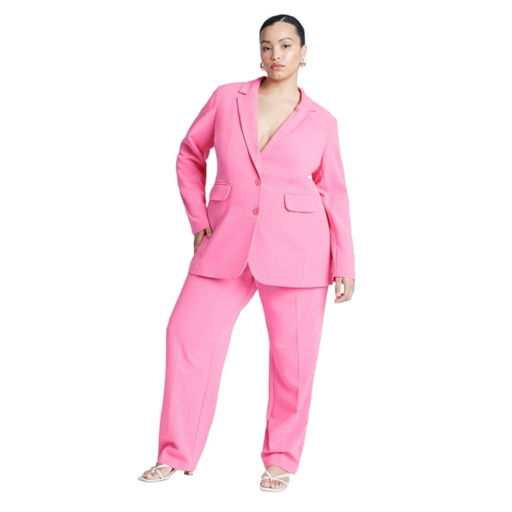 ELOQUII Women's Plus Size The 365 Straight Leg Pant