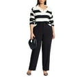 thumbnail image 1 of ELOQUII Women's Plus Size The 365 Straight Leg Pant, 1 of 3