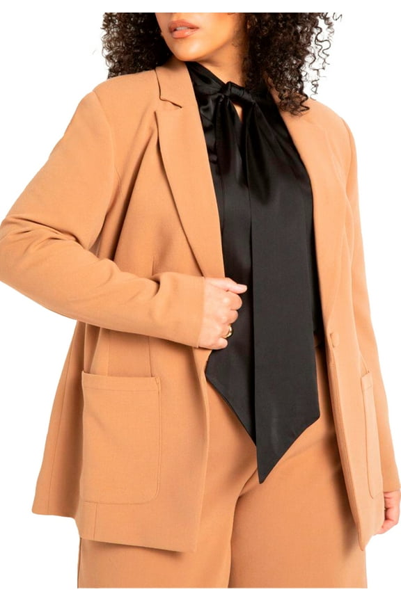 Women's Plus Size The 365 Suit Patch Pocket Blazer