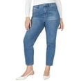 thumbnail image 1 of ELOQUII Women's Plus Size The Leigh Super Stretch Slim Leg Jean, 1 of 6