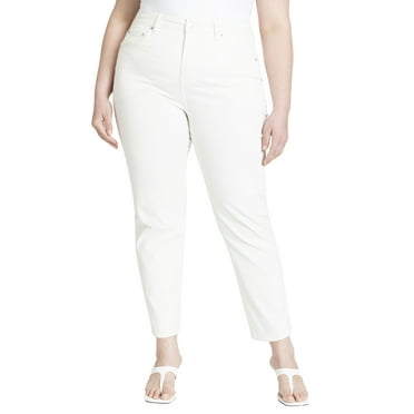 ELOQUII Women's Plus Size The Leigh Super Stretch Slim Leg Jean