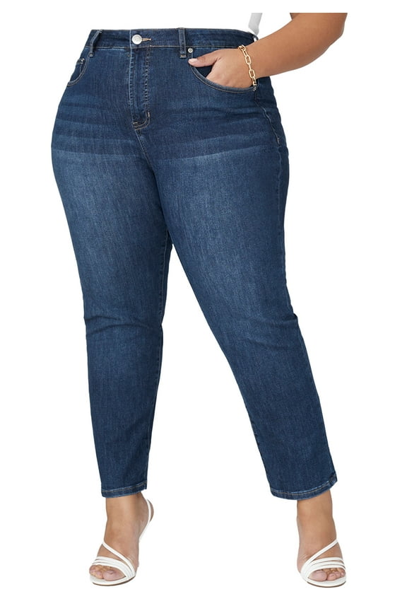 Women's Plus Size The Leigh Super Stretch Slim Leg Jean