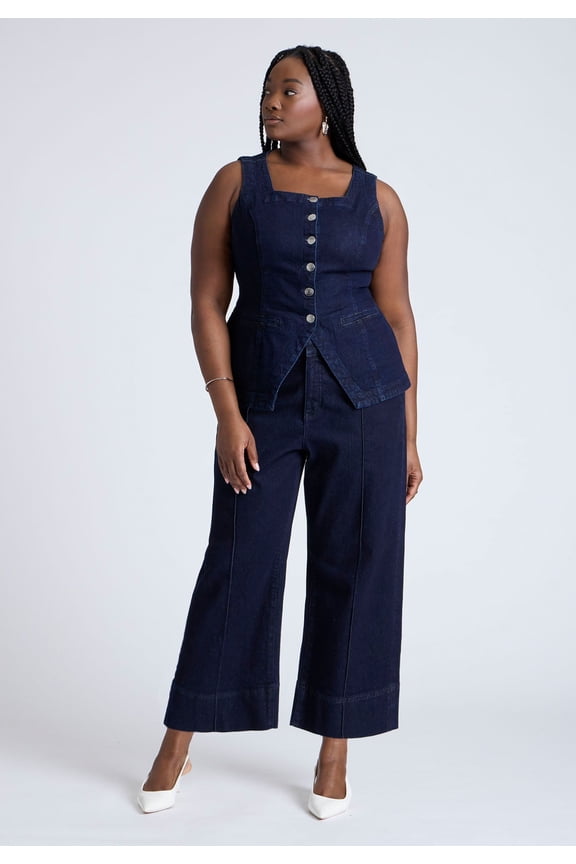 Women's Plus Size The Pintuck Trouser Jean