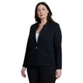 thumbnail image 1 of ELOQUII Women's Plus Size The Ultimate Stretch One-Button Blazer, 1 of 3