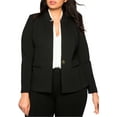 thumbnail image 1 of ELOQUII Women's Plus Size The Ultimate Stretch One Button Blazer, 1 of 5