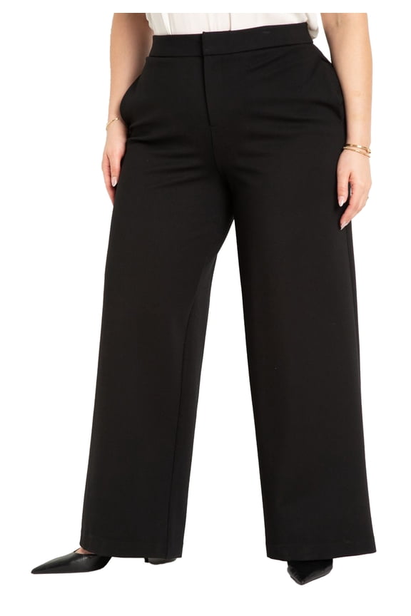 Women's Plus Size Tall The Ultimate Stretch Wide Leg Pant