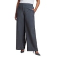 thumbnail image 1 of ELOQUII Women's Plus Size The Ultimate Stretch Wide-Leg Work Pant, 1 of 3