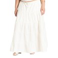 thumbnail image 1 of ELOQUII Women's Plus Size Tiered Maxi Skirt, 1 of 3