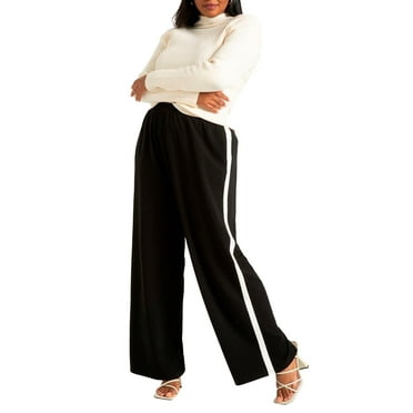 ELOQUII Women's Plus Size Track Pant With Side Stripe
