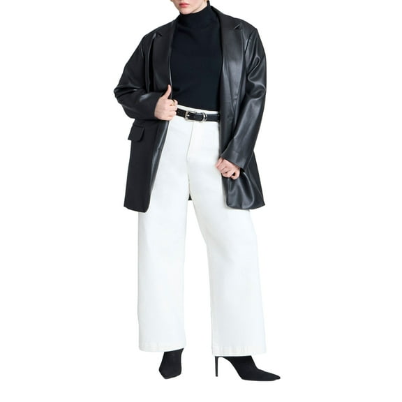 ELOQUII Women's Plus Size Trouser Jean