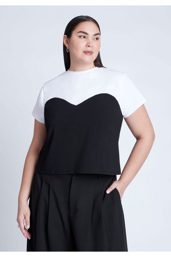 Women's Plus Size Twofer Tee