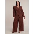 thumbnail image 1 of ELOQUII Women's Plus Size Wide Leg Pinstripe Trouser, 1 of 3