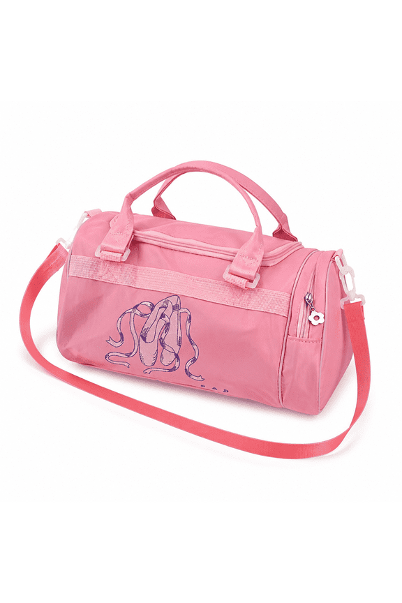 Ballet Tote Bag Dance Duffle Bags for Little Girl Child Pink