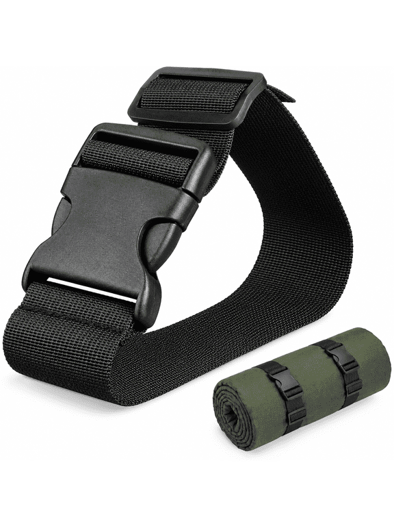 Fanny Pack Extender Strap,2" Waist Bag Belt Extension|19.69" Adjustable Nylon Belt Extender for Fanny Pack,Waist Bags,Backpacks and Luggage Replacement Strap Black
