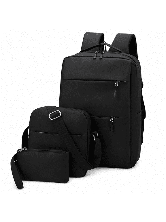 Laptop Travel Backpack Travel Personal Item Size Black Backpacks for School Sports Backpack for Men 18 X 14 X 8 Inches Travel Purse Tote