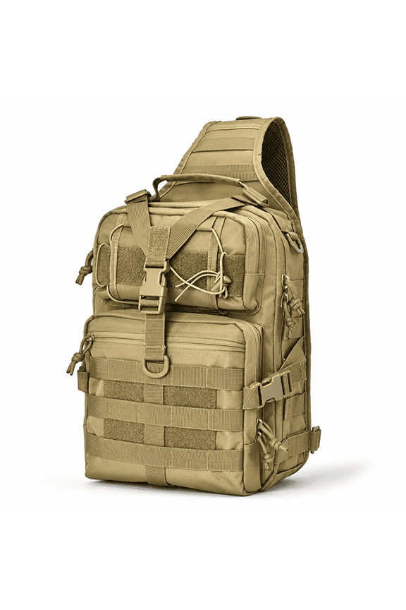 Military Sling Chest Backpack Large Capacity Daypack Chest Pack Bag Sports Motorcycle Ride Single Bag
