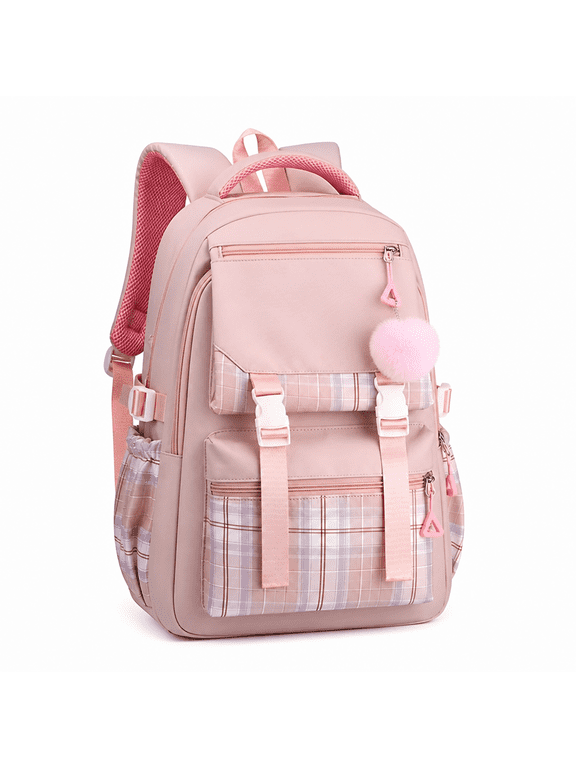 Travel Laptop Backpack 20 Inch Extra Large Backpacks for Teens, Water Resistant Women Back Pack, Cute Anti Theft Travel, Durable Lightweight Backpack (Pink)
