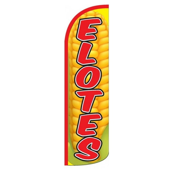 ELOTES Windless Flag (Hardware Not Included) |Advertisement /Business Flags | Feather Flag |