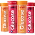 thumbnail image 1 of ELOVATE Fast Acting Glucose Tablets – 4g Each, Multiflavor (Peach & Raspberry) – Gluten Free, Fat Free, 4 Tubes (40 Count) – Quick Dissolving Energy Supplement, 1 of 10