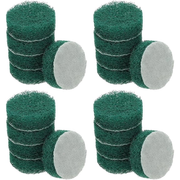 ELOYA- Drill Power Scrubber Scouring Pads Green 2 Inch 180 Grit 20 Piece