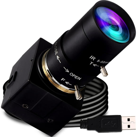 ELP 5-50mm Varifocal Lens 1080P USB Camera with H.264 High Definition Sony IMX323 Webcam for Android Linux Windows Industrial Video