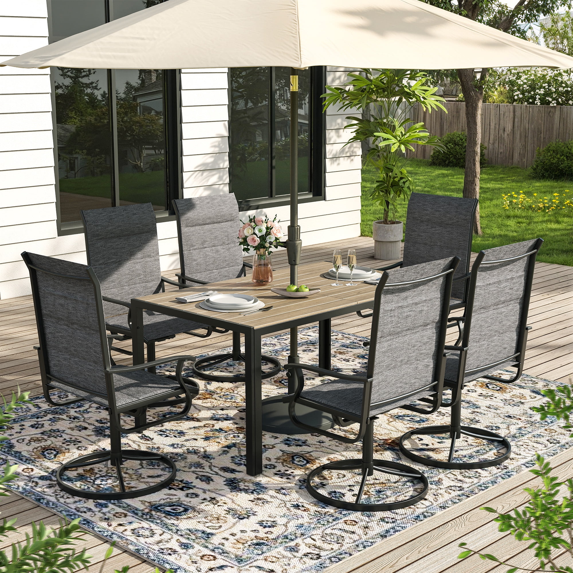 lowes lazy susan for umbrella patio table Outdoor With Hole - Handcrafted in USA resistant stainless steel bearings Burton Womens Citizen Binding 2026 (Colour):Gray Cloud Tortuga Outdoor Silver Glass trolley backpacks
