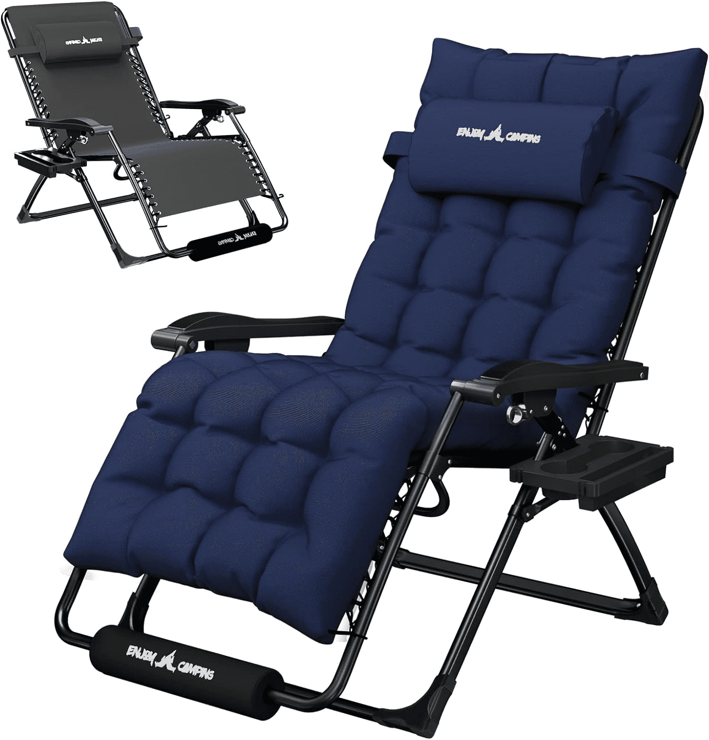 ELPOSUN 29 XL Zero Gravity Chair, Patio Recliner with Cushion, Cup ...