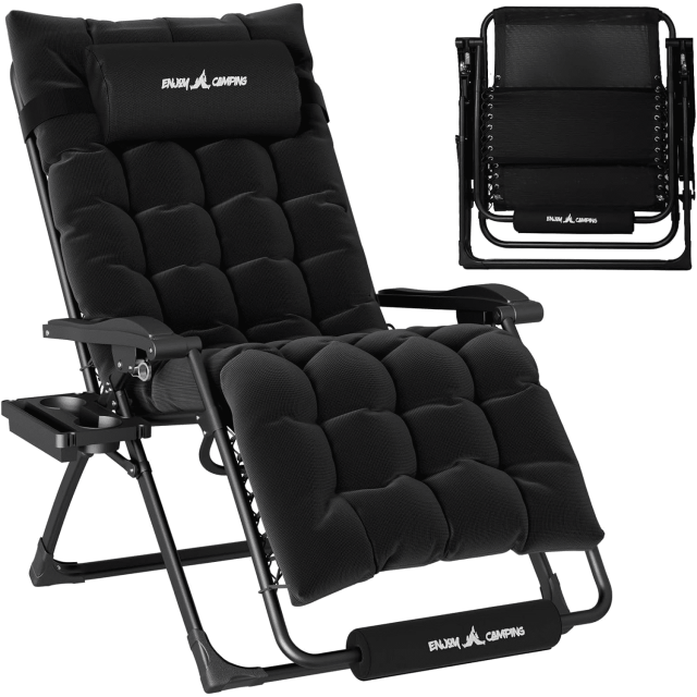 ELPOSUN Oversized Zero Gravity Chair 29 XL Patio Reclining Chair with