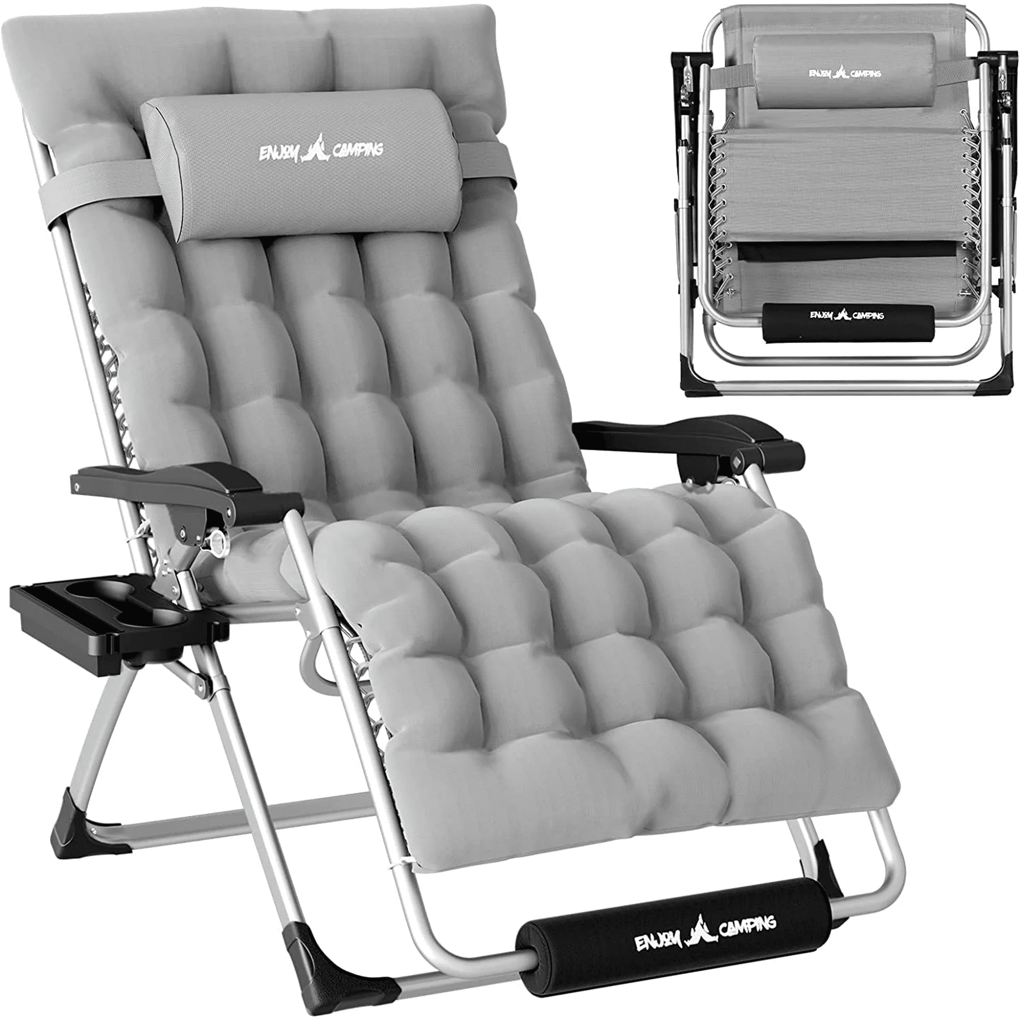 ELPOSUN Oversized Zero Gravity Chair 33 XL Patio Reclining Chair with