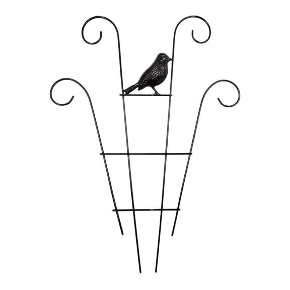 ELQCSG 2026 New Metal Support Stakes - Rust Proof Sturdy Garden Trellis for Potted Climbing Plants, Indoor Outdoor Decorative Stake (11.''x15.75'') B