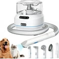 ELS PET Dog Grooming Vacuum Kit 5in1 Pet Hair Clippers with Vacuum