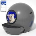 ELS PET Self Cleaning Cat Litter Box, APP Control Automatic Cat Litter