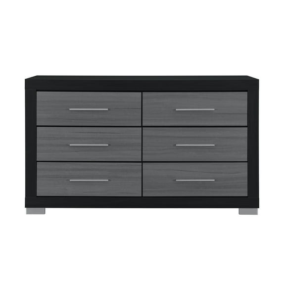 ELSA BLACK AND GREY DRESSER