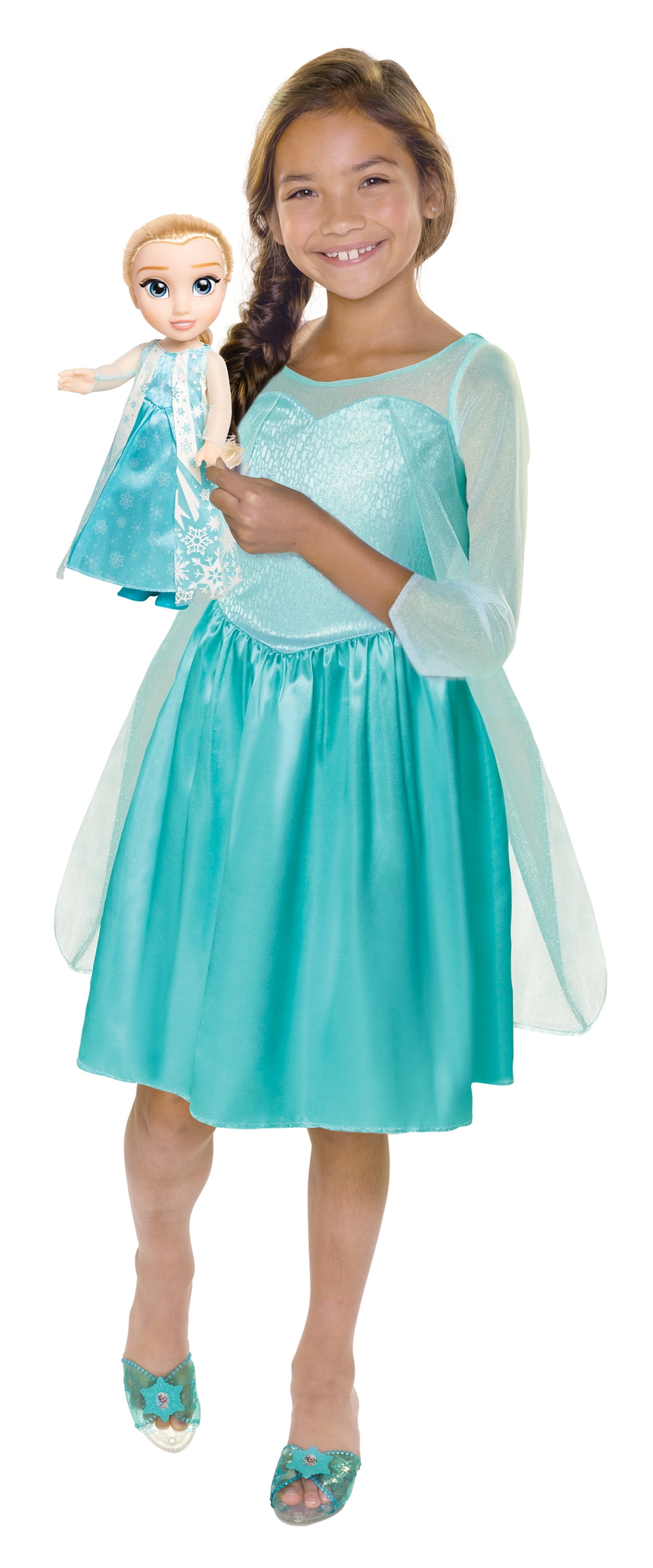 The Coupon deal of  Disney Princess Elsa Doll and Dress Roleplay for Girls Ages 4-6