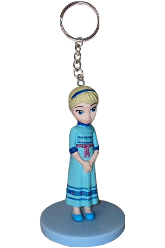 ELSA Princess Baby Toddler PVC Key Ring Keychain Ornament Figure Frozen Charm