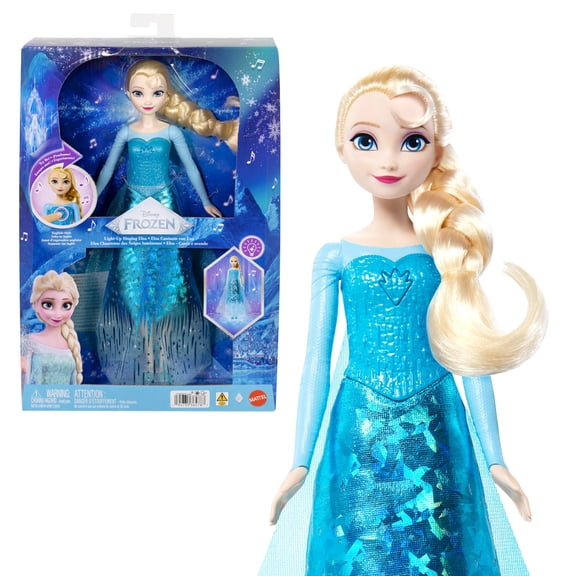 Disney Frozen Singing Elsa Fashion Doll with Lights & Music, Sings Let It Go from Movie