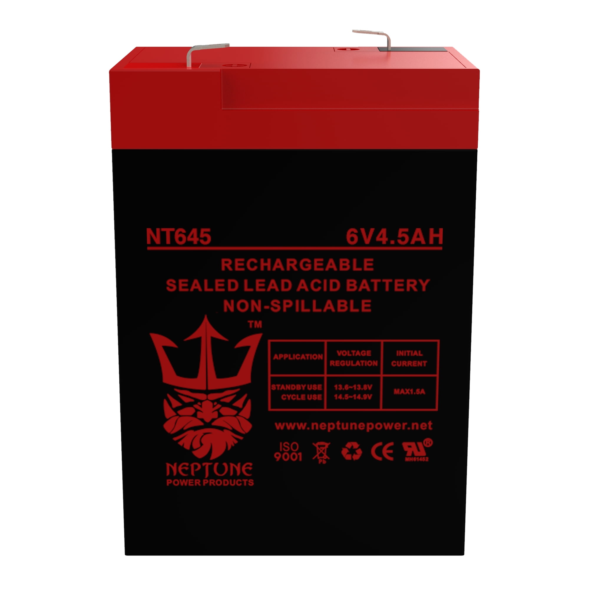 Elsar ELSAR 408 6V 4.5Ah SLA Replacement Emergency Lighting Battery by ...
